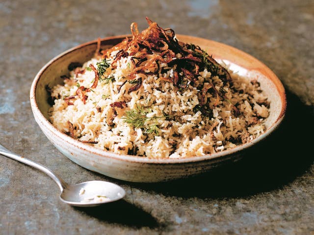 <p>Be prepared: eating a balance of protein and carbohydrates is important while fasting – and a curry such as Asma Khan’s Keema Sau Pulao is a great source of protein that can be prepared with minimum effort</p>