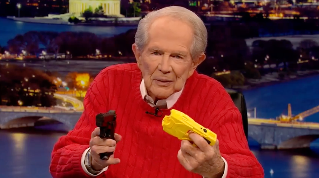 Pat Robertson calls critical race theory an â€˜evilâ€™ urging Black people to take â€˜whip handleâ€™ against whites