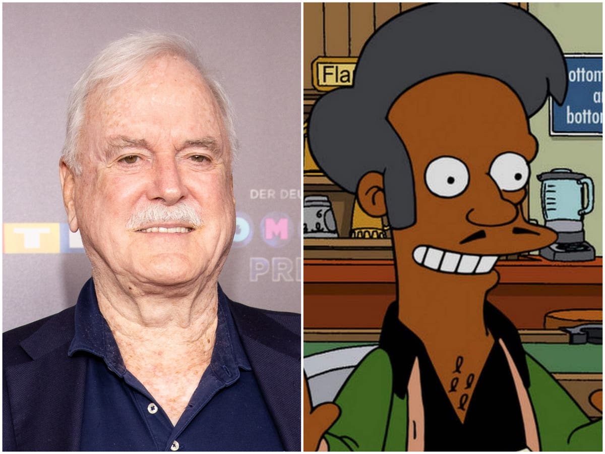 John Cleese mocks Hank Azaria’s Apu regrets by apologising to ‘white English people’