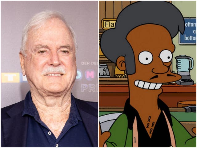 John Cleese and the Simpsons character Apu