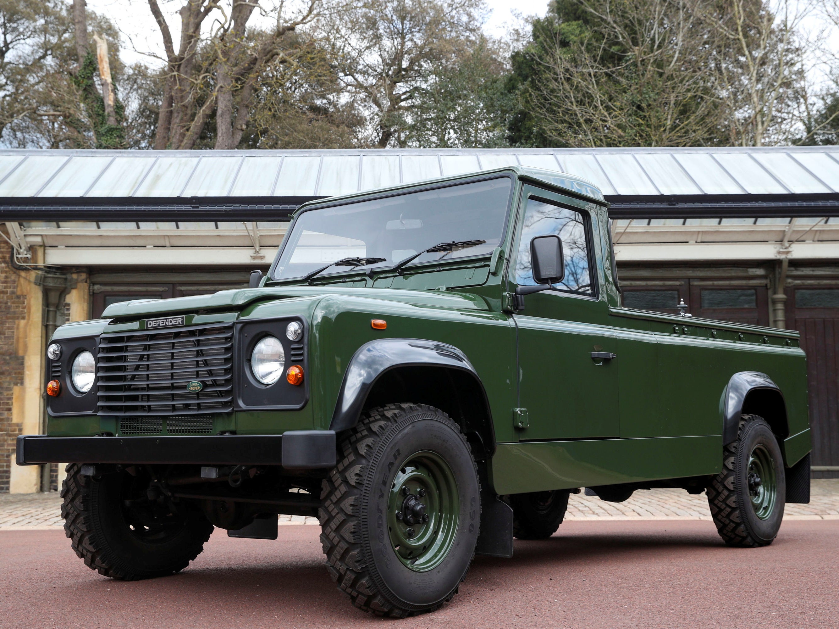 The Land Rover that drove Prince Philip’s coffin to St George’s Chapel