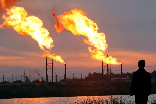 <p>Across Iraq, 17 billion cubic metres of gas are burnt a year</p>