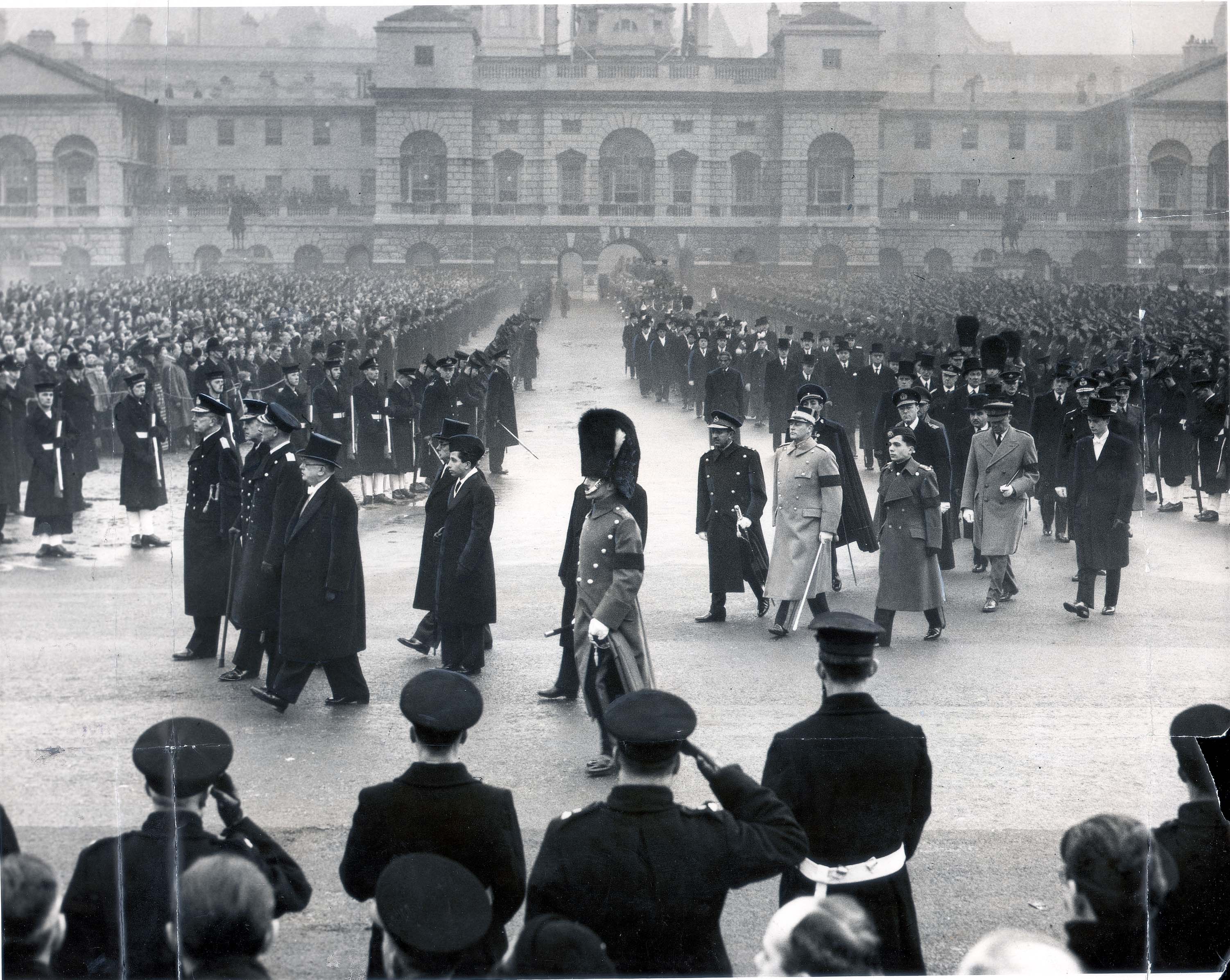 The procession at Horse Guards Parade