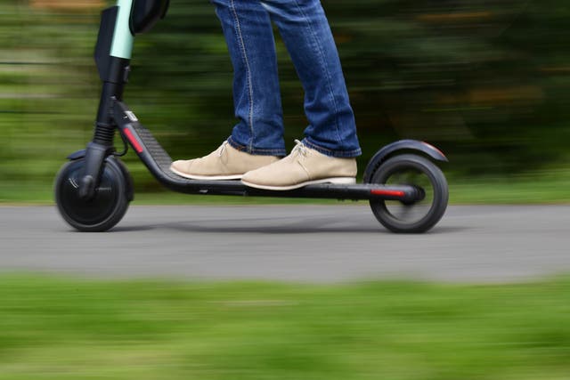<p>The government is trialing an e-scooter rental scheme in cities across the UK</p>