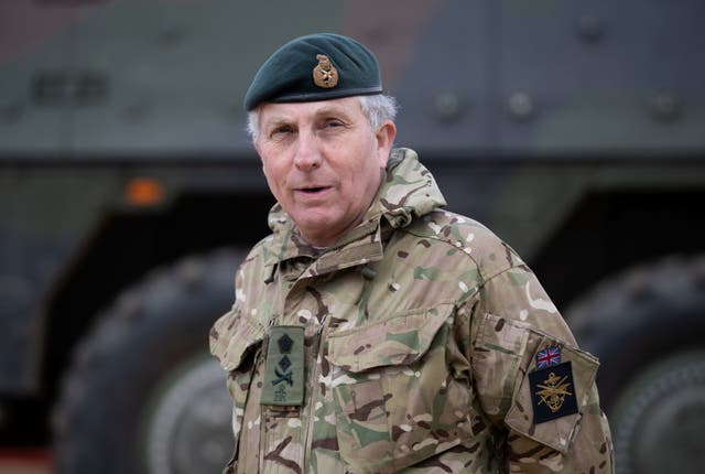 <p>Great pride: General Sir Nick Carter</p>