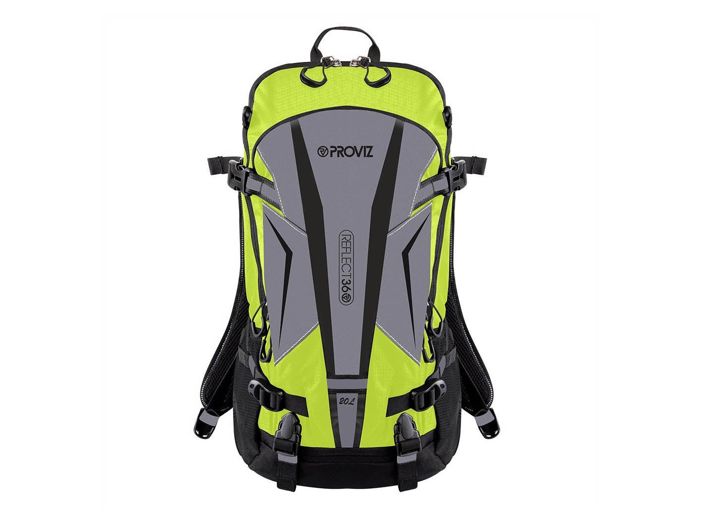 Reflective High Viz Waterproof Cycling Backpack Rucksack Pannier Bag Rain Cover 