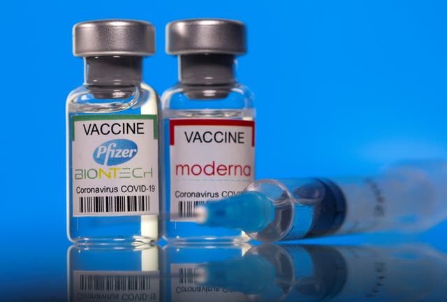 <p>Scientists looked at the mRNA vaccines Pfizer and Moderna</p>