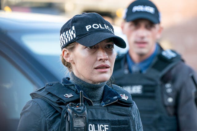 <p>Bent copper alert: Kelly Macdonald as DCI Joanne Davidson in ‘Line of Duty’</p>