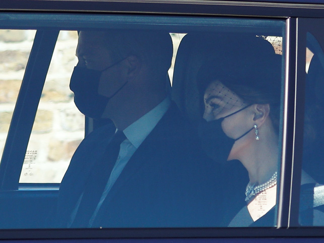 William and Kate arrive for Prince Philip’s funeral