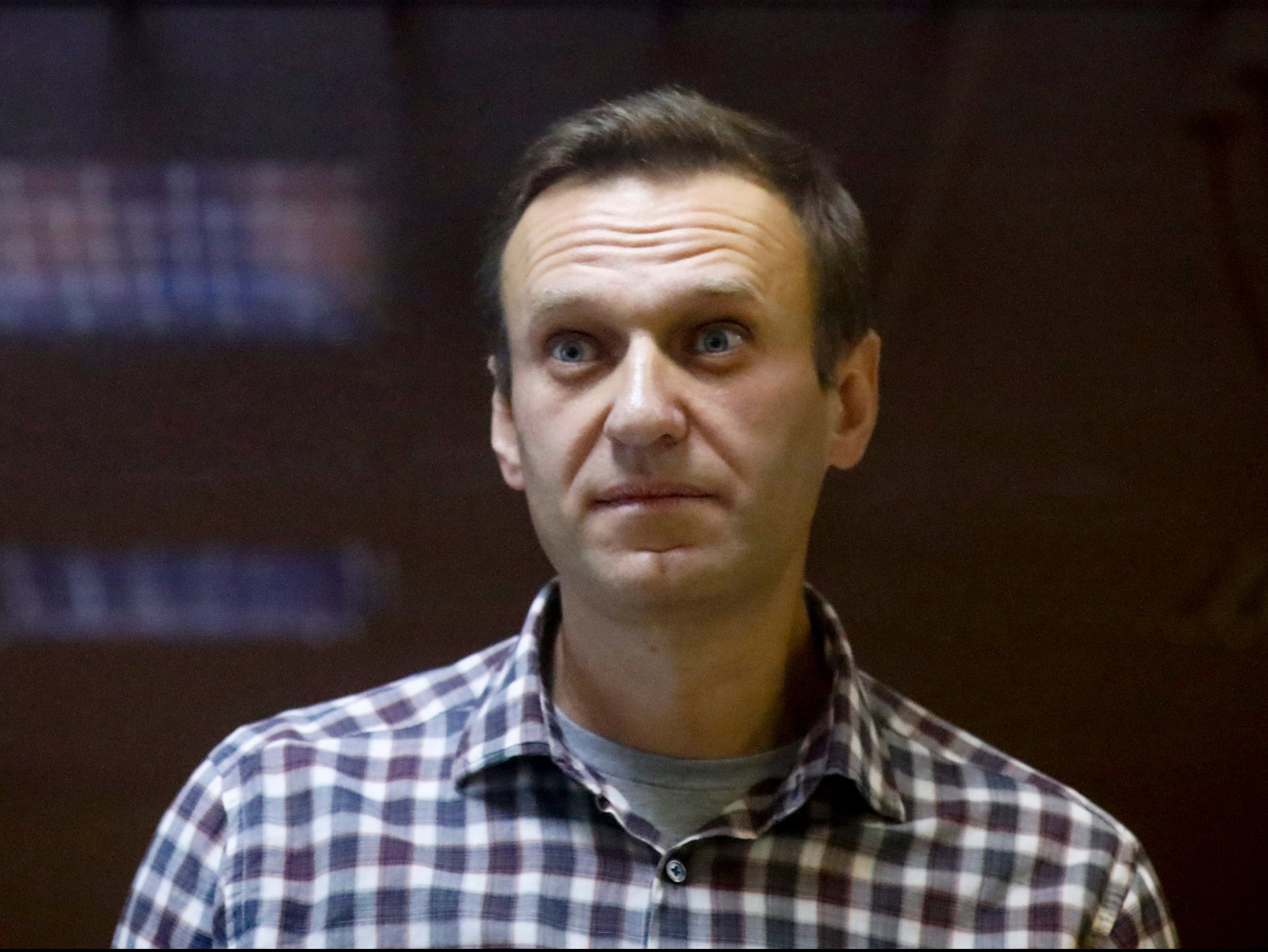 Jailed opposition leader Alexei Navalny is on hunger strike