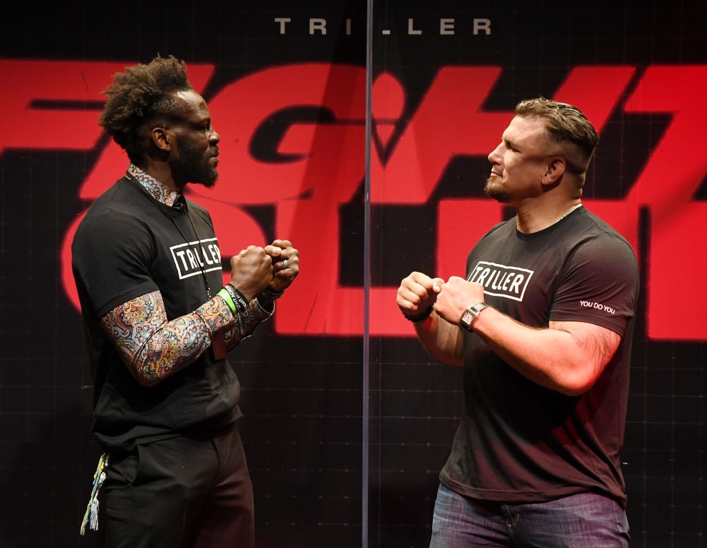 Cunningham (left) is ready to spoil Mir’s boxing debut