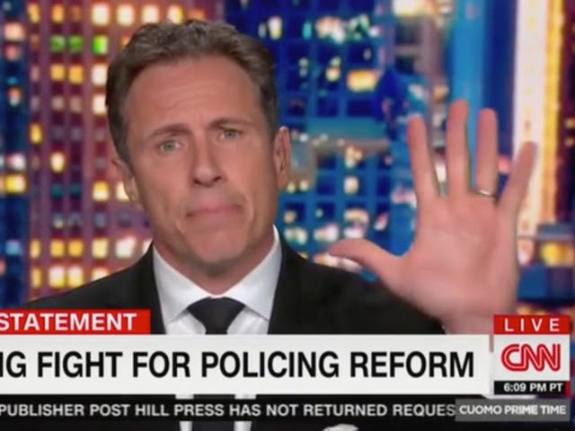 <p>Chris Cuomo argued that police reform won’t happen until white people’s kids start getting shot by law enforcement</p>