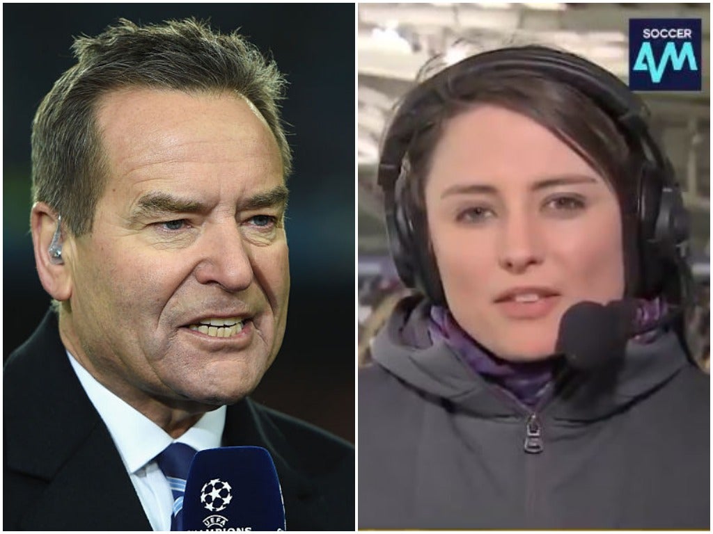 Jeff Stelling criticised those who levelled abuse at Michelle Owen
