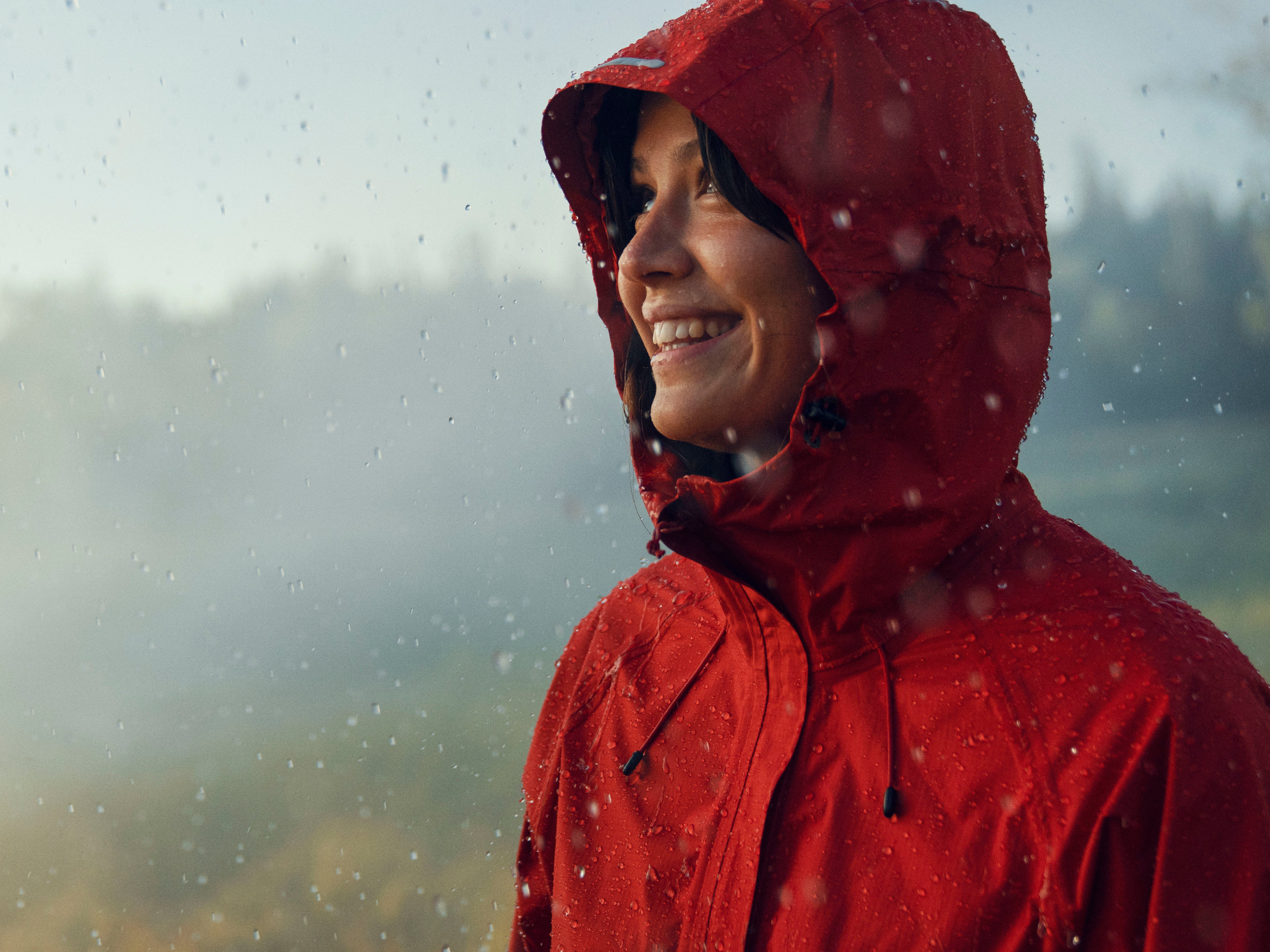 The High Coast Hydratic Jacket easily packs down and can be thrown on at the first sign of a summer shower