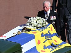 Kate Middleton and Prince Charles share tender moment after Prince Philip’s funeral