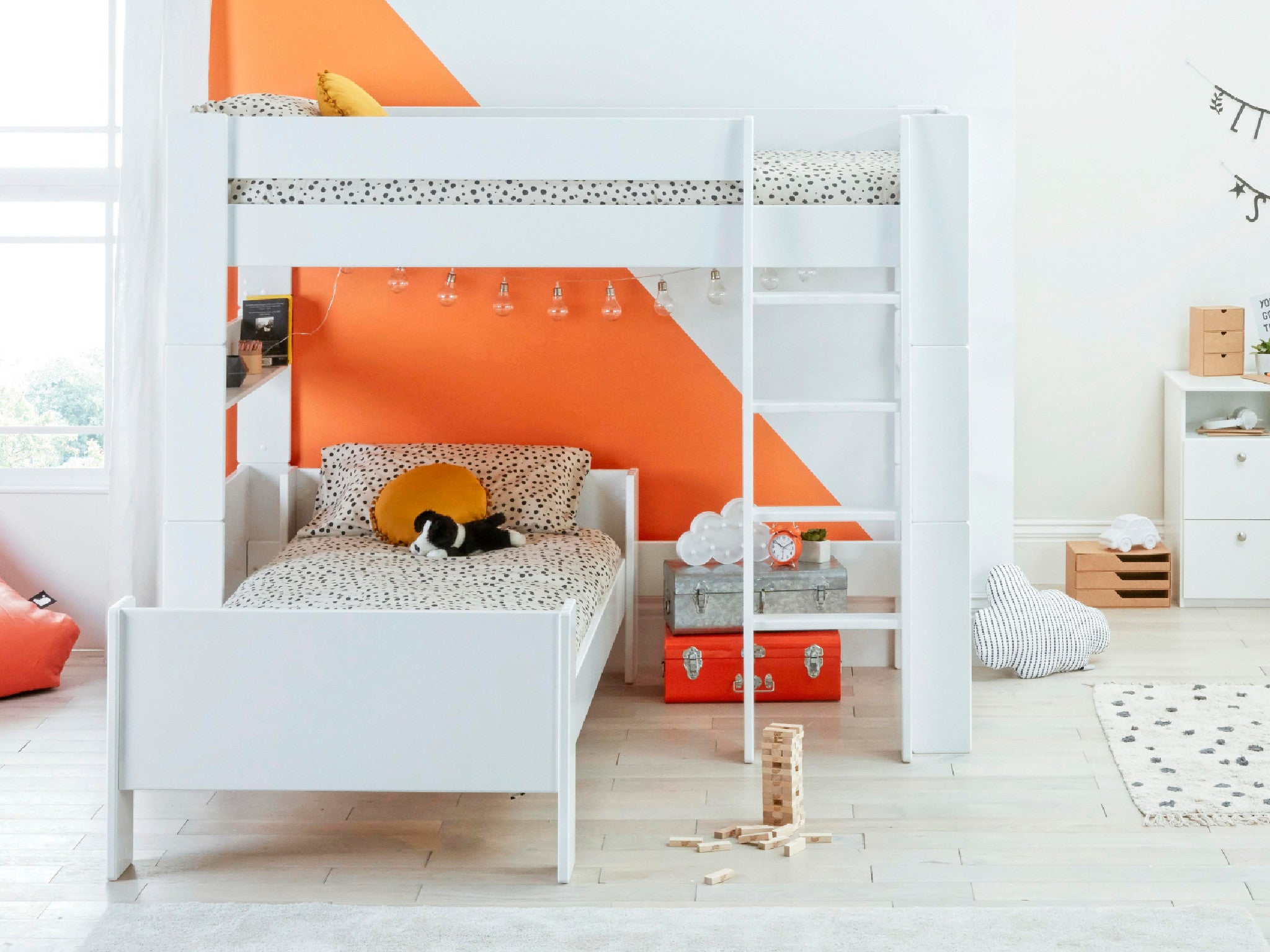 Room to Grow Bloc L-shaped bunk bed