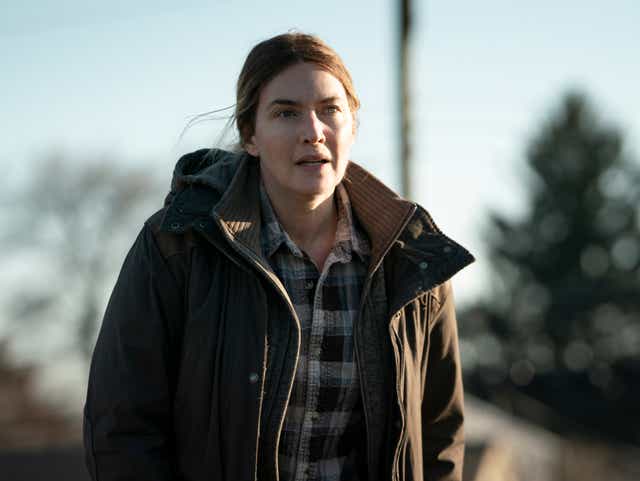 <p>Winslet seems to relish the challenge of the accent and the depressing setting</p>