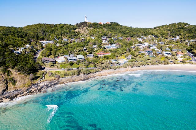 Byron Bay from above