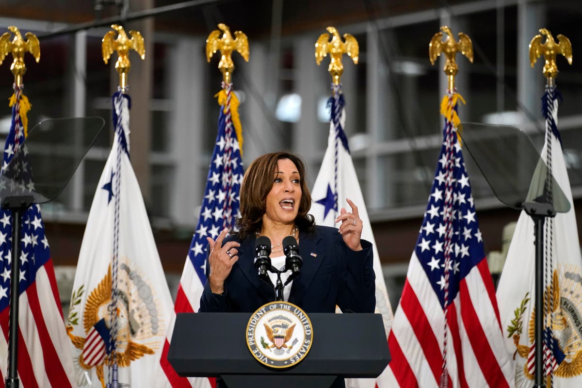 Kamala Harris makes pitch for American Jobs Plan in first ...