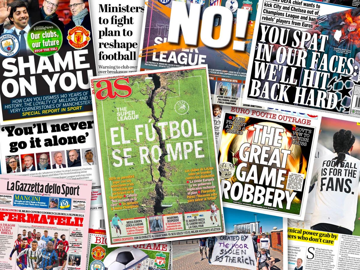 How the UK and European press covered football’s new Super League How the UK and European press covered football’s new Super League