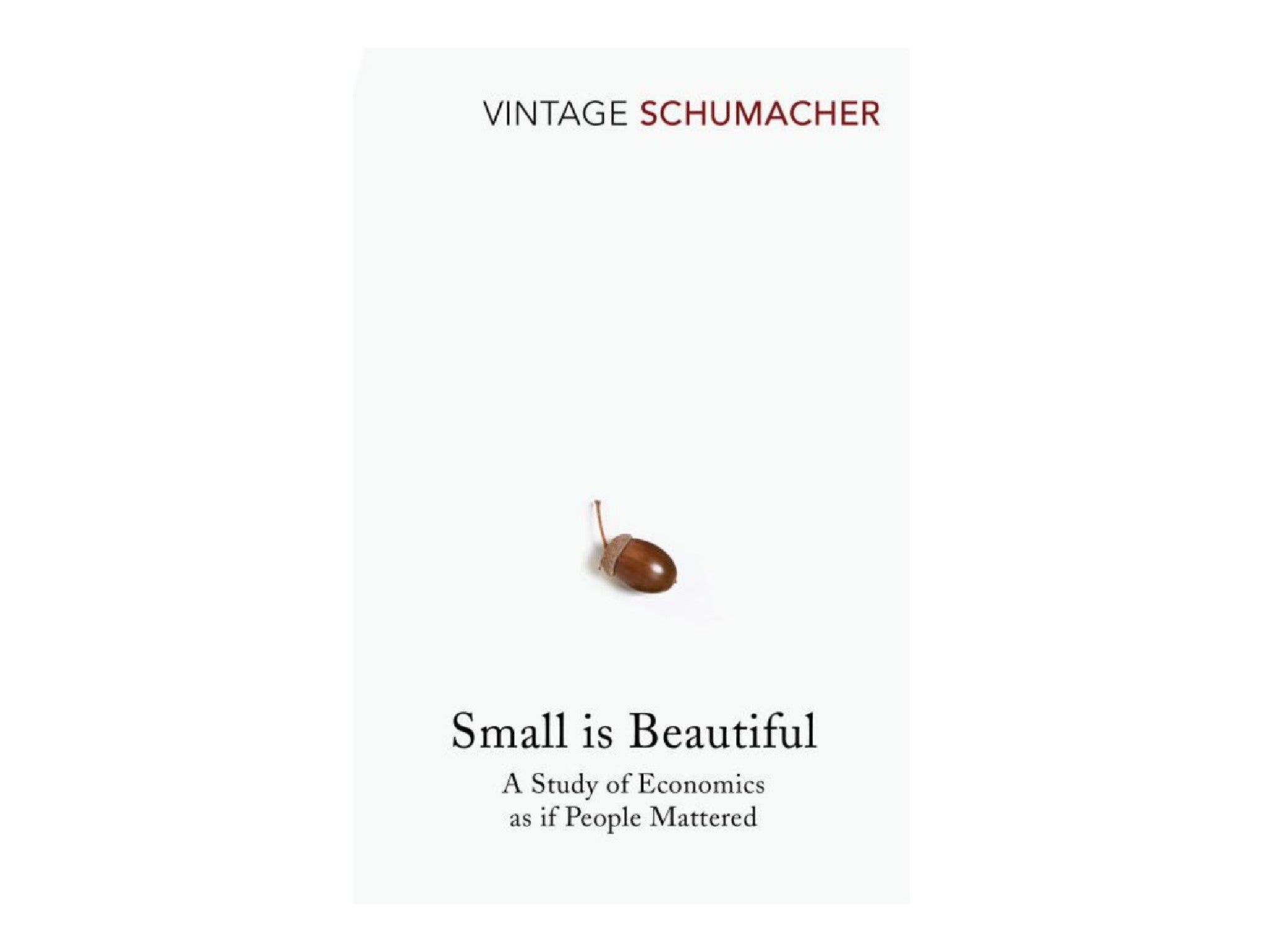 Small is Beautiful EF Schumacher