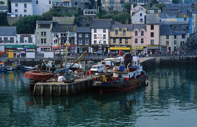 Mr Perkes has said he was “lied” to about the benefits of leaving the EU (pictured: Brixham harbour, in Devon)