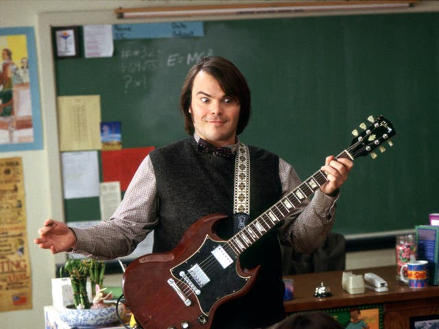 Jack Black as Dewey Finn in School of Rock