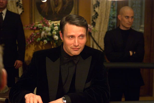 Mads Mikkelsen as Le Chiffre in Casino Royale