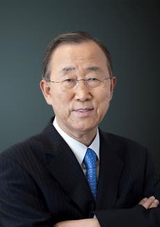 Former UN Secretary-General Ban Ki-moon urges leaders at US climate summit ‘to leave no one behind’
