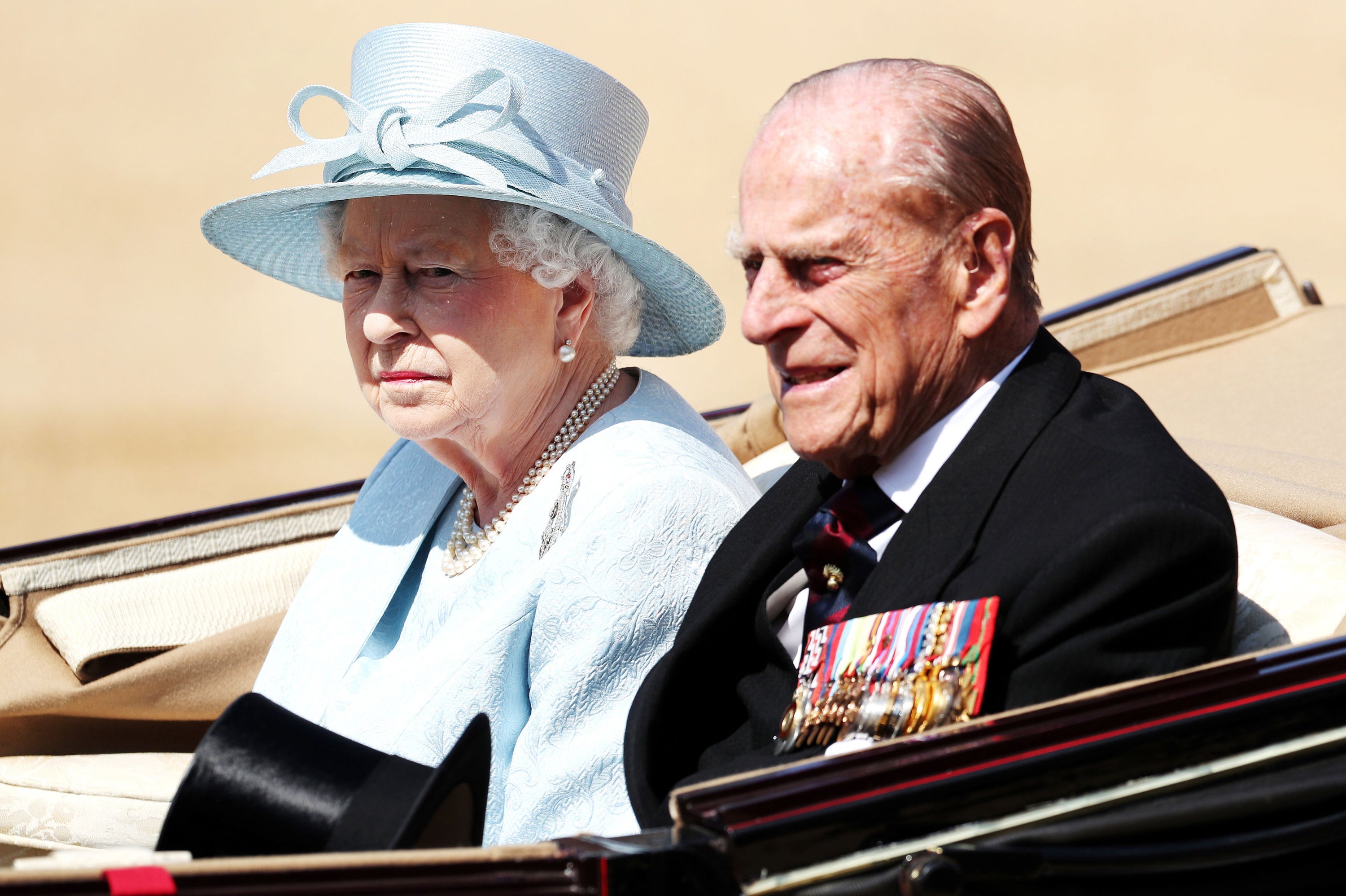 Queen Elizabeth II and the late Duke of Edinburgh