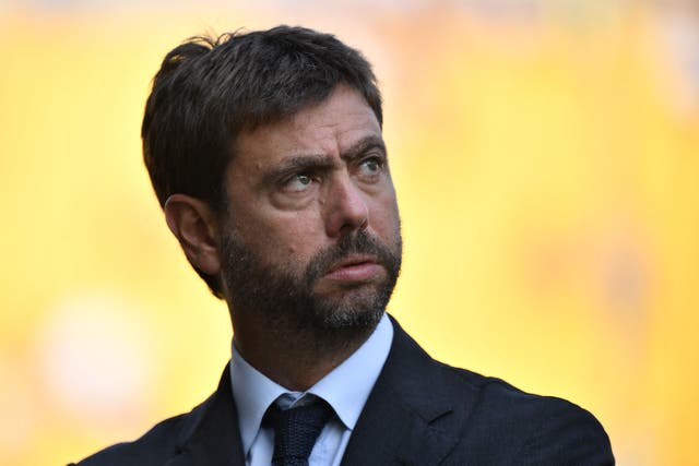 <p>Andrea Agnelli has been a key player in the Super League plan</p>