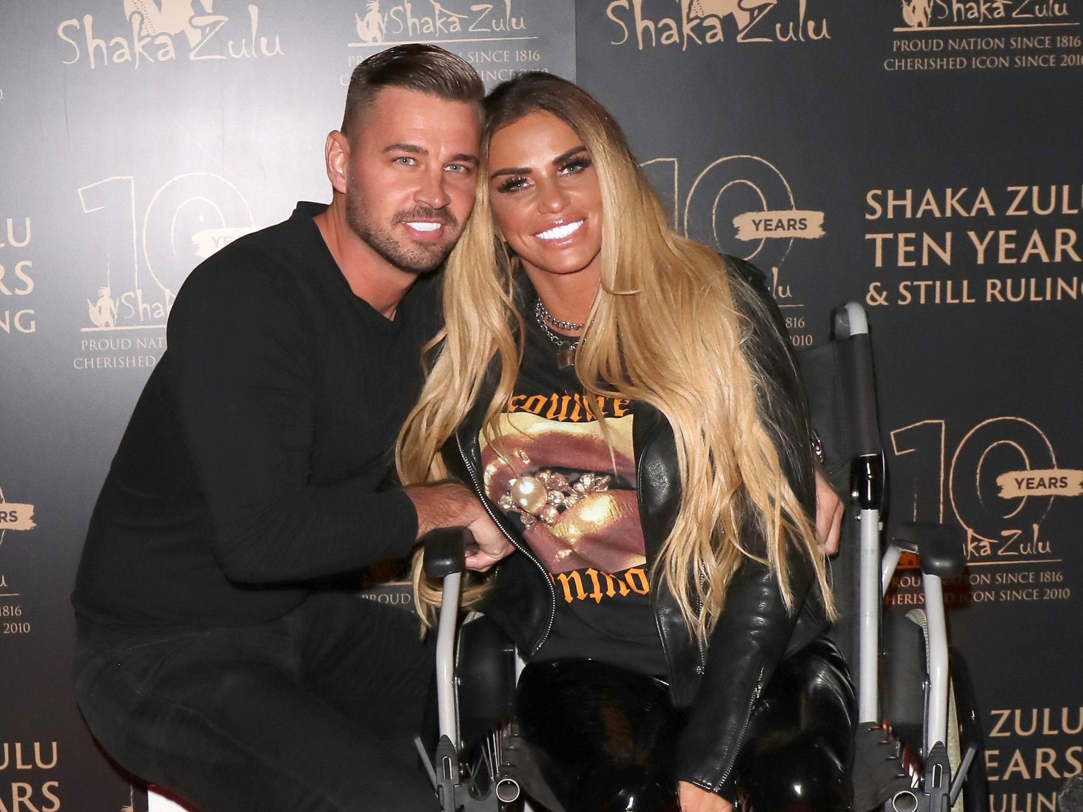 Katie Price and fiancee Carl Woods in September 2020