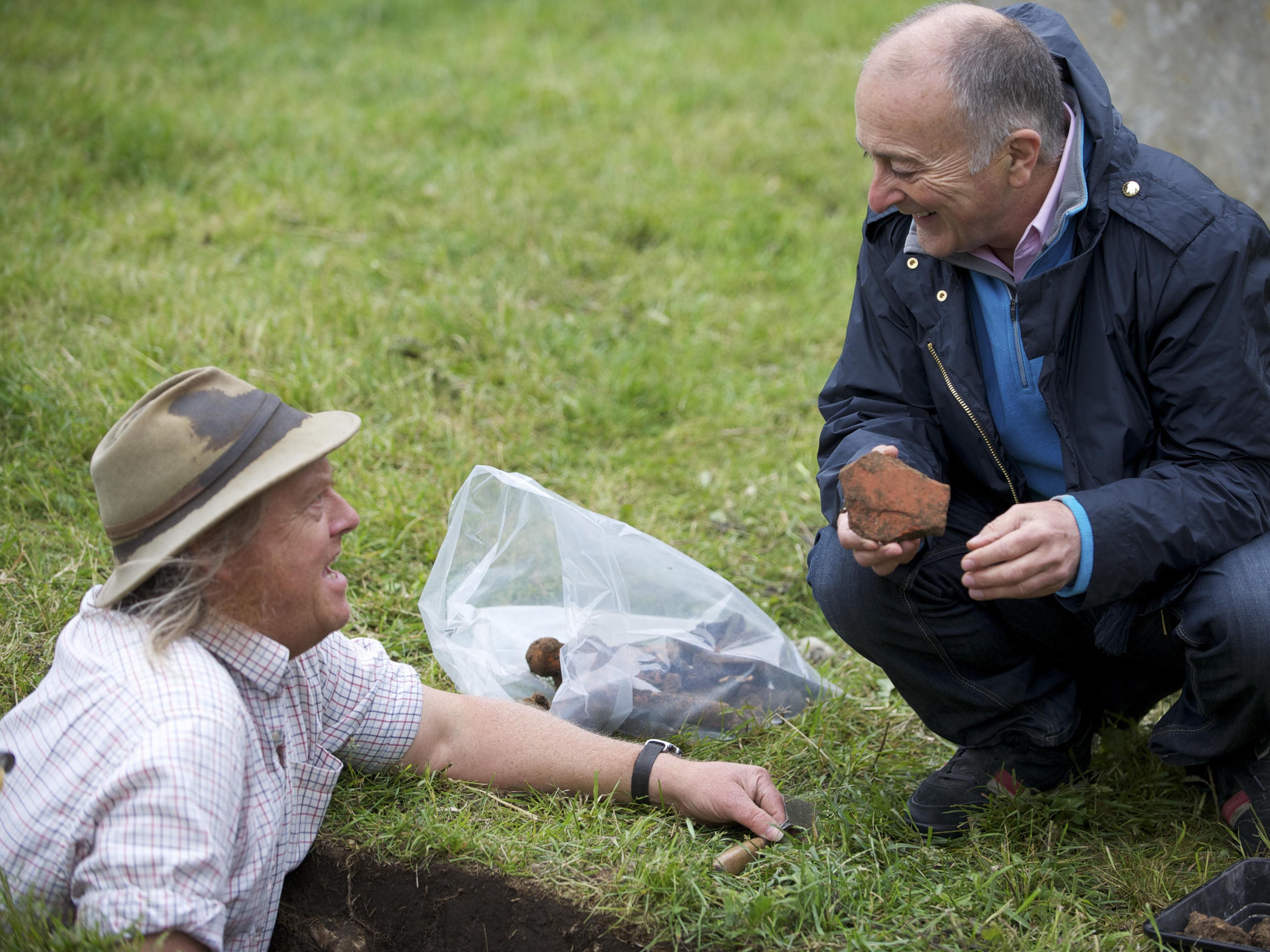 Robinson presented Time Team from 1994-2001