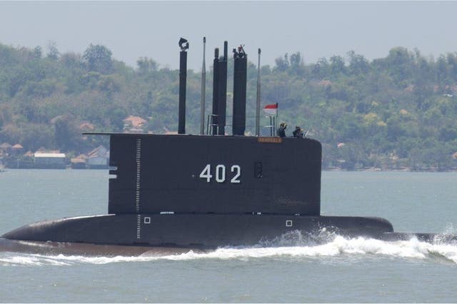 The KRI Nanggala-402 type submarine has gone missing while on a drill (file image)