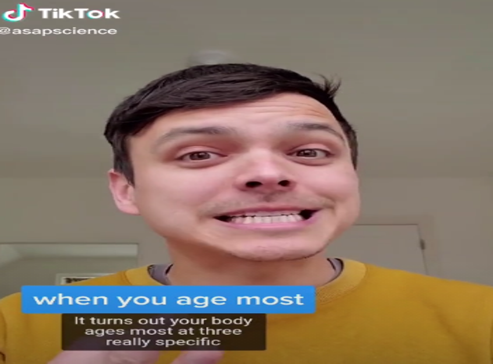 Viral Tiktok Scientist Reveals The Three Times In Your Life That Your Body Ages The Most Indy100