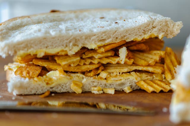 <p>Crisps on sandwiches - an age-old debate</p>