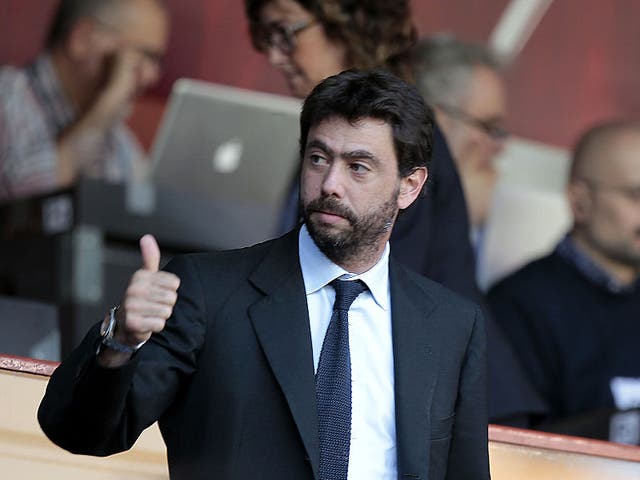 <p>Agnelli’s comments come less than 24 hours after the collapse of the Super League</p>