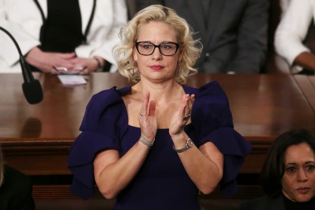 Company behind Krysten Sinema’s F*** Off ring announces proceeds will go to organisation fighting for increased minimum wage