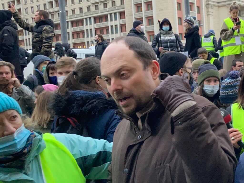 Vladimir Kara-Murza, a close associate of murdered opposition leader Boris Nemstov