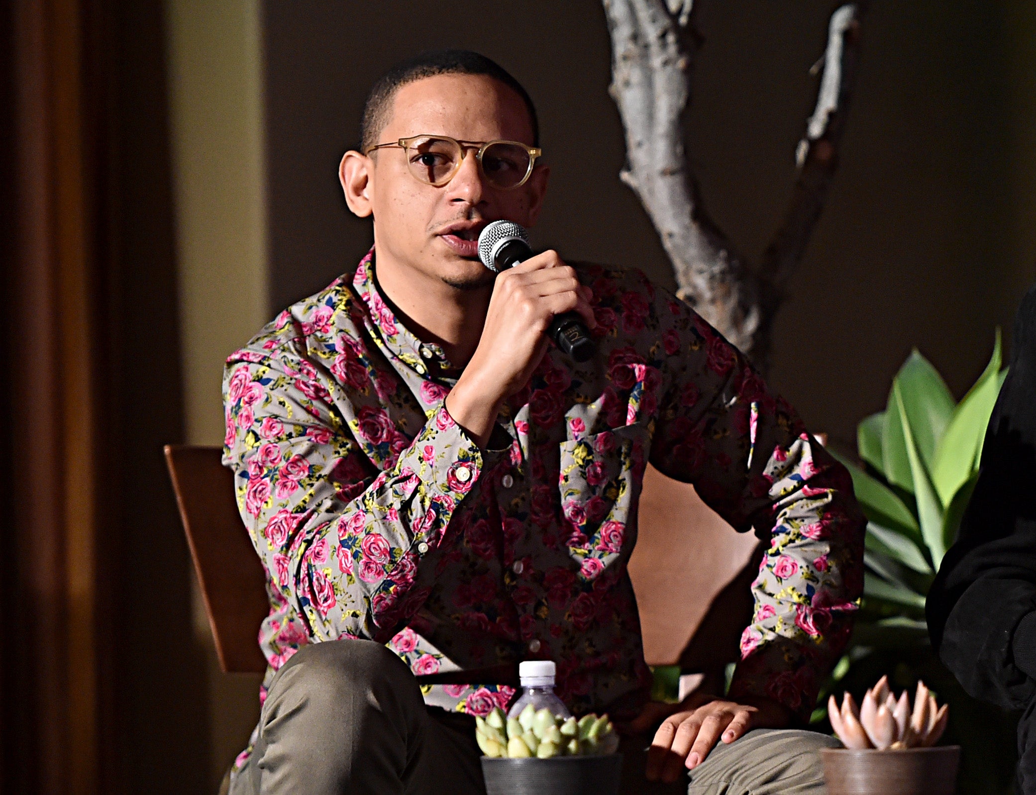 <p>Eric Andre at the Global Press Conference for Disney’s THE LION KING in 2019</p>