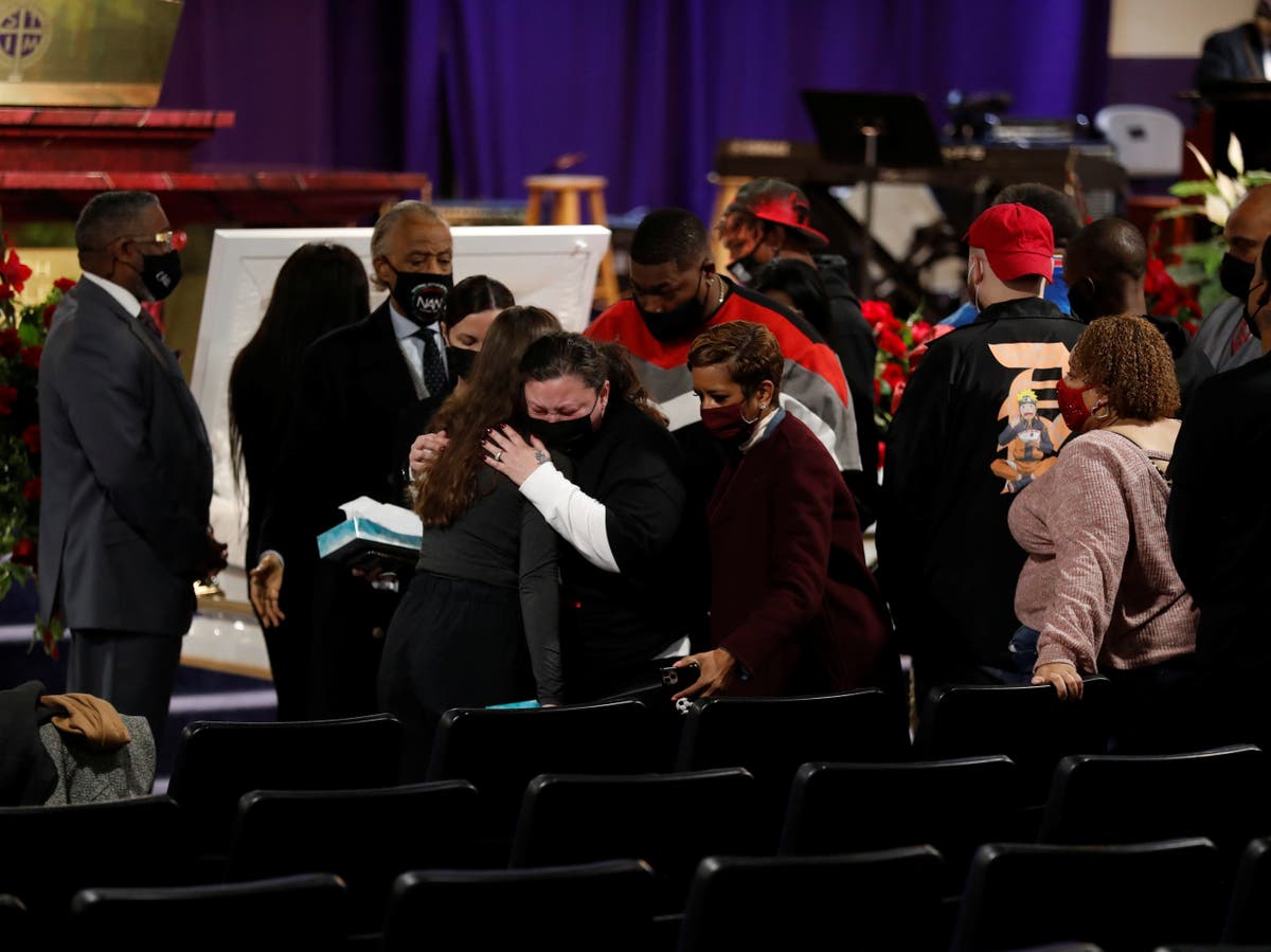 Daunte Wright funeral &mdash; latest: Rev Al Sharpton to deliver eulogy as crowds mourn Black man killed by police