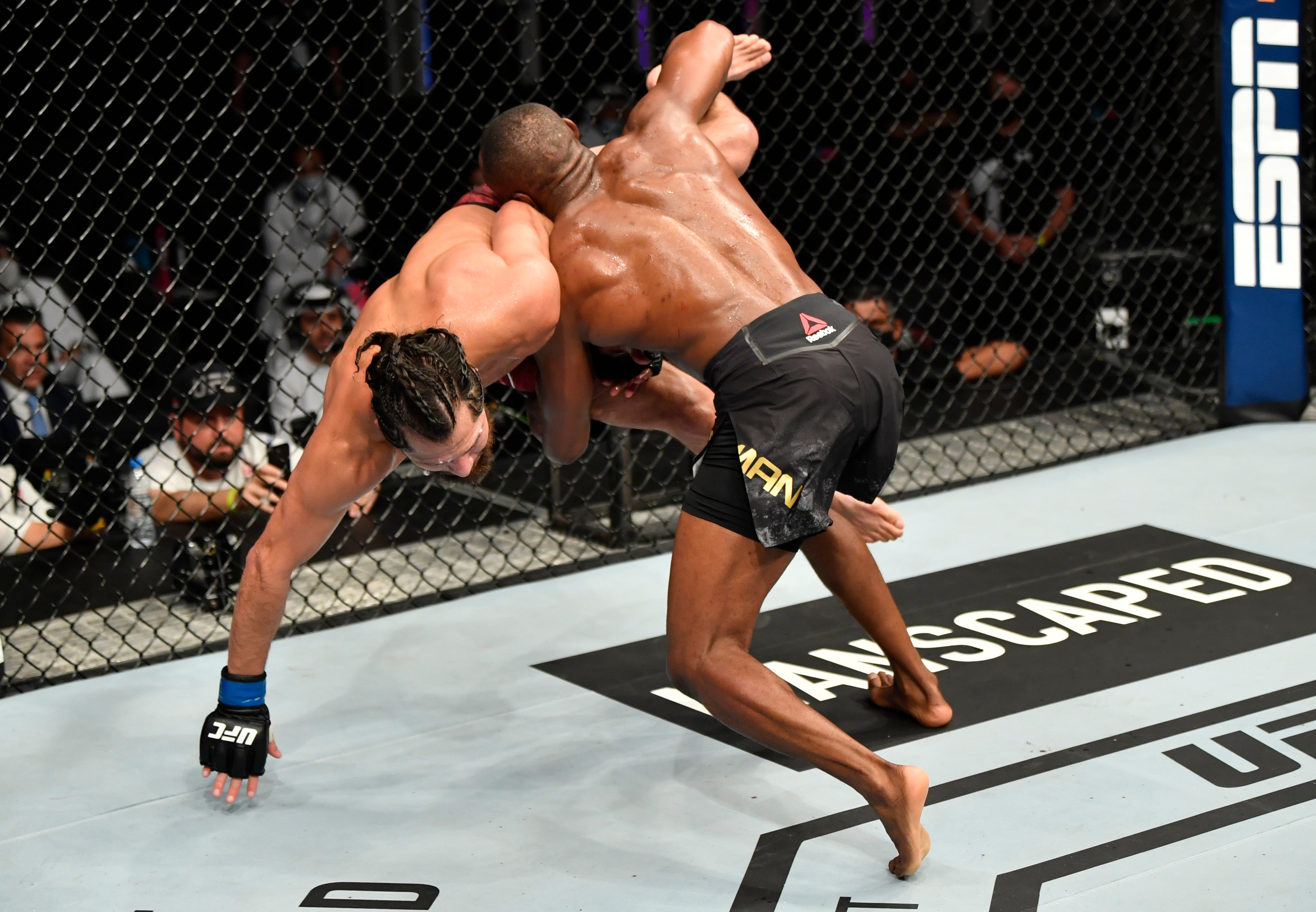 Kamaru Usman outwrestled Masvidal to retain his welterweight title last July