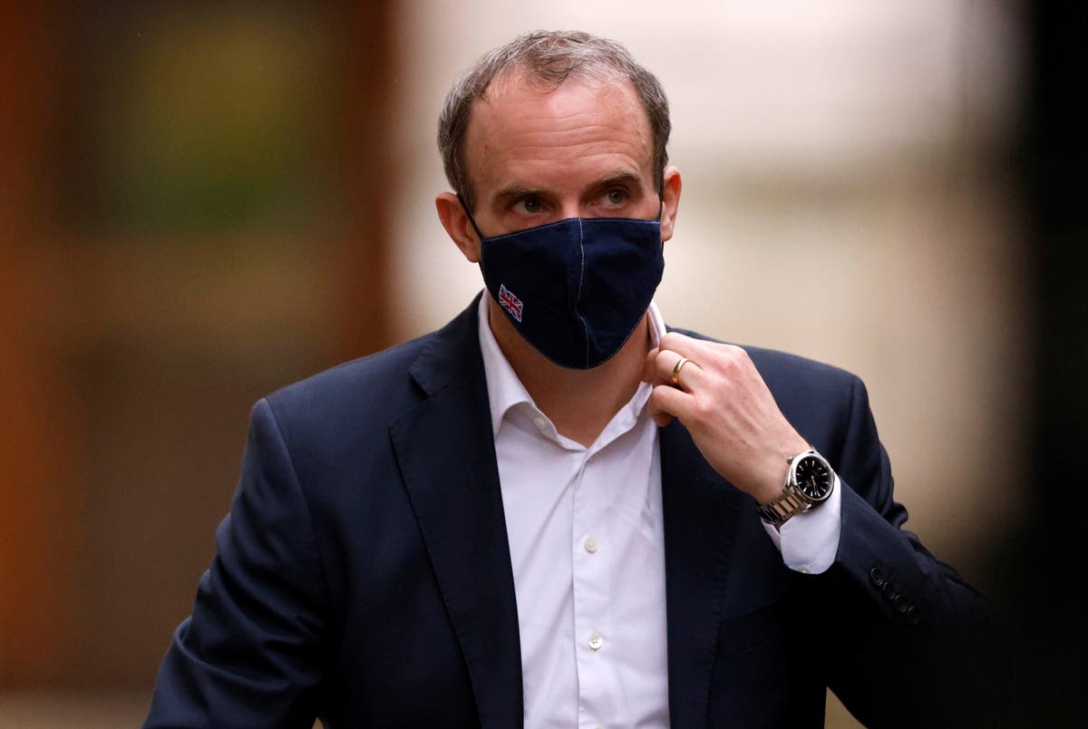 &lsquo;People are going hungry because we&rsquo;re not signing cheques,&rsquo; in Syria, Raab told