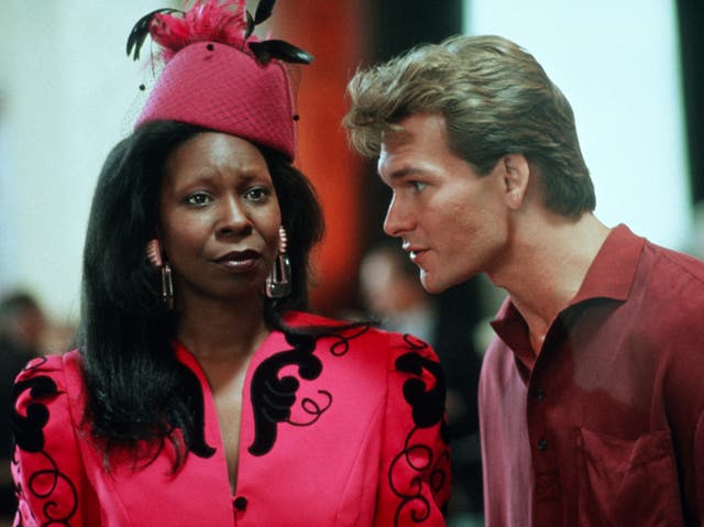 Whoopi Goldberg as Oda Mae Brown & Patrick Swayze as Sam Wheat in Ghost