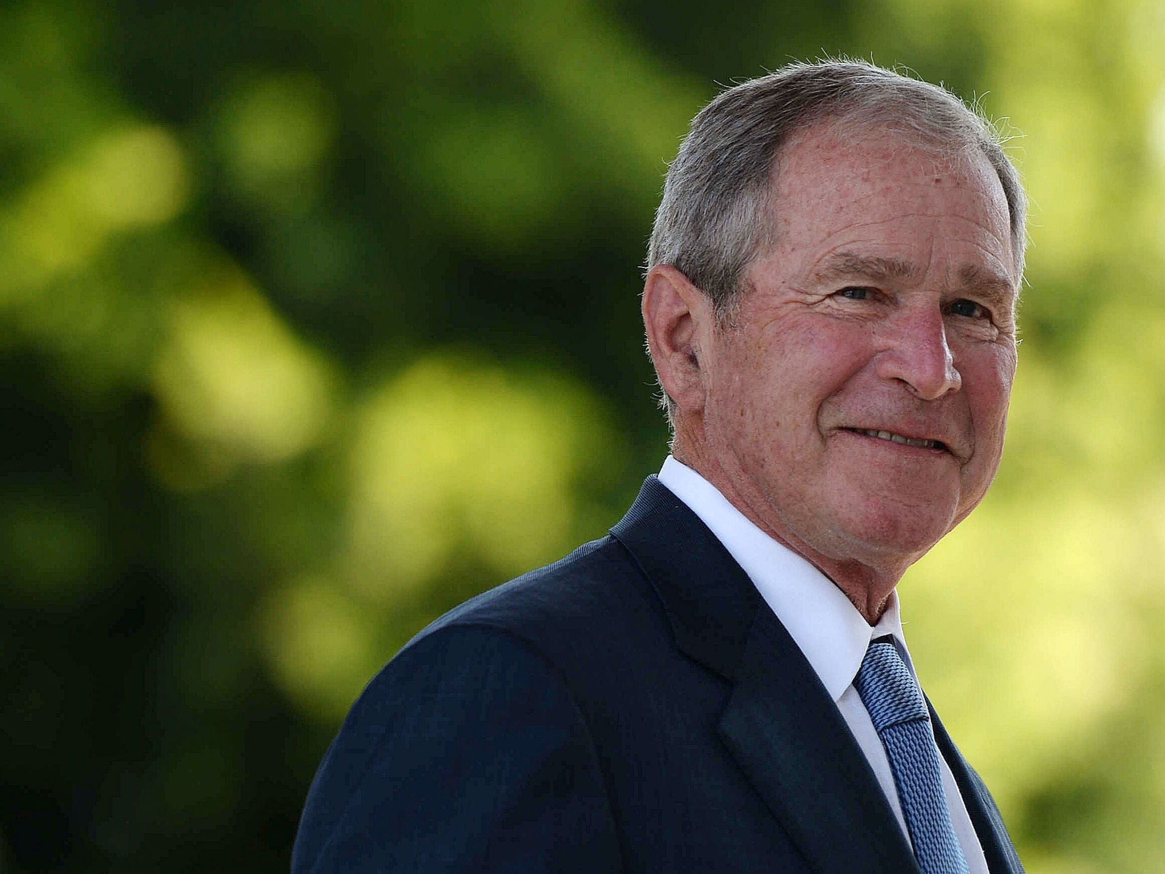<p>Former US president George Bush</p>