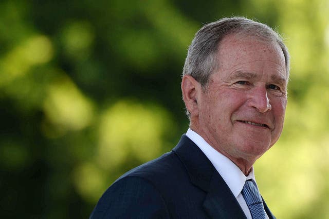 <p>Former US president George Bush</p>