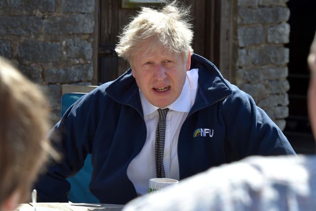 Boris Johnson campaigns in Derbyshire ahead of local elections next week