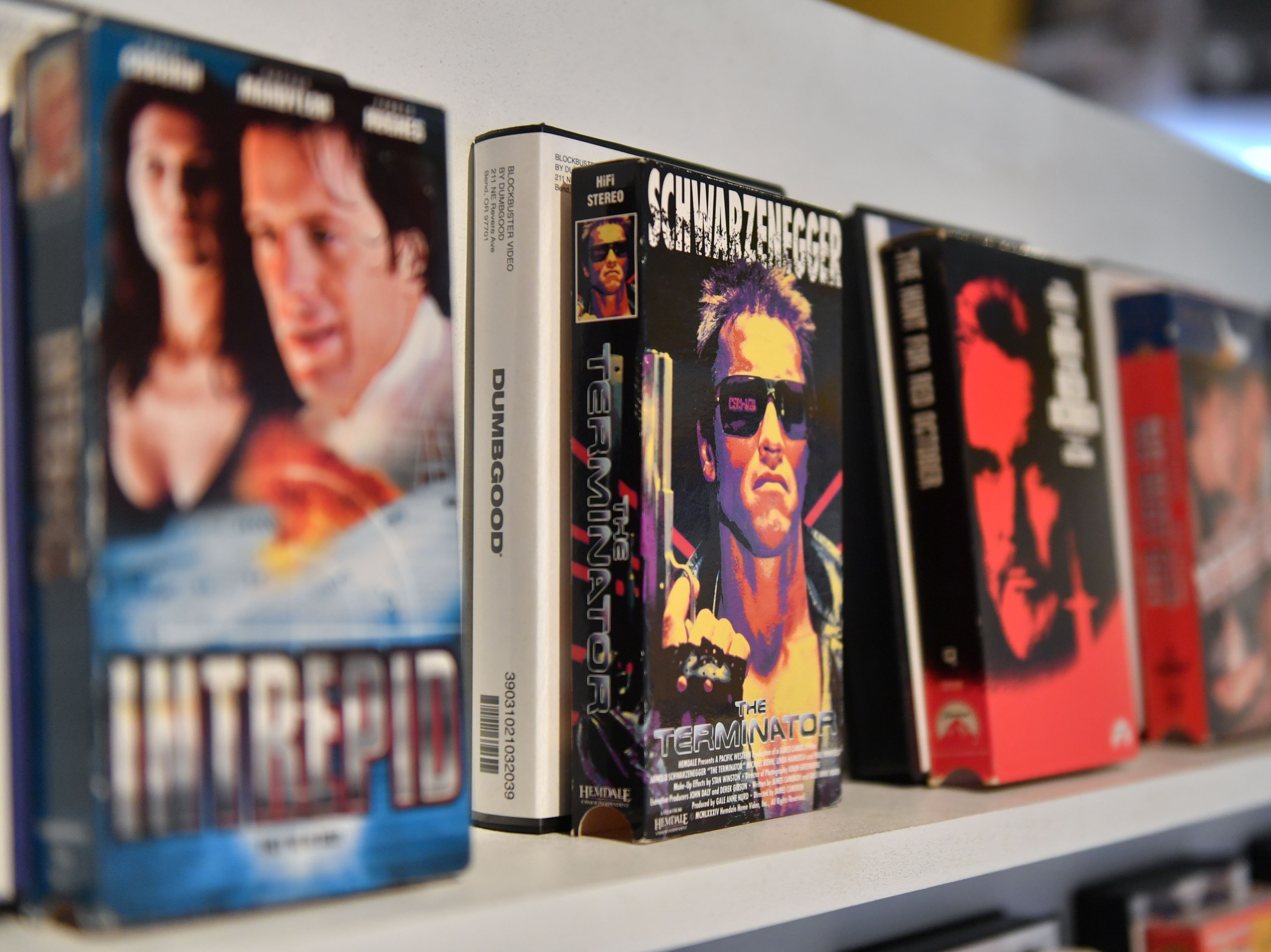 VHS films for rent