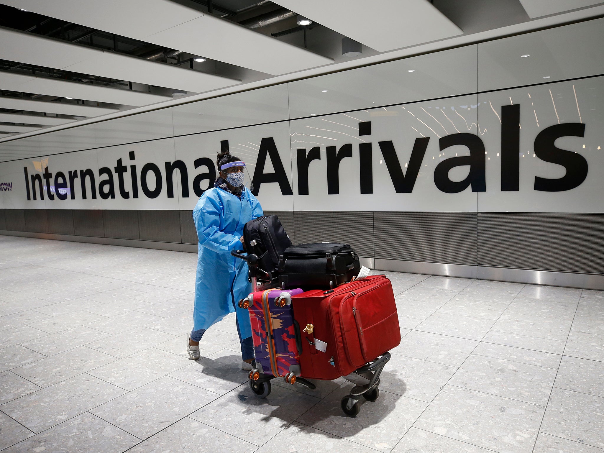 At the moment, travelling abroad from the UK for non-essential purposes is illegal