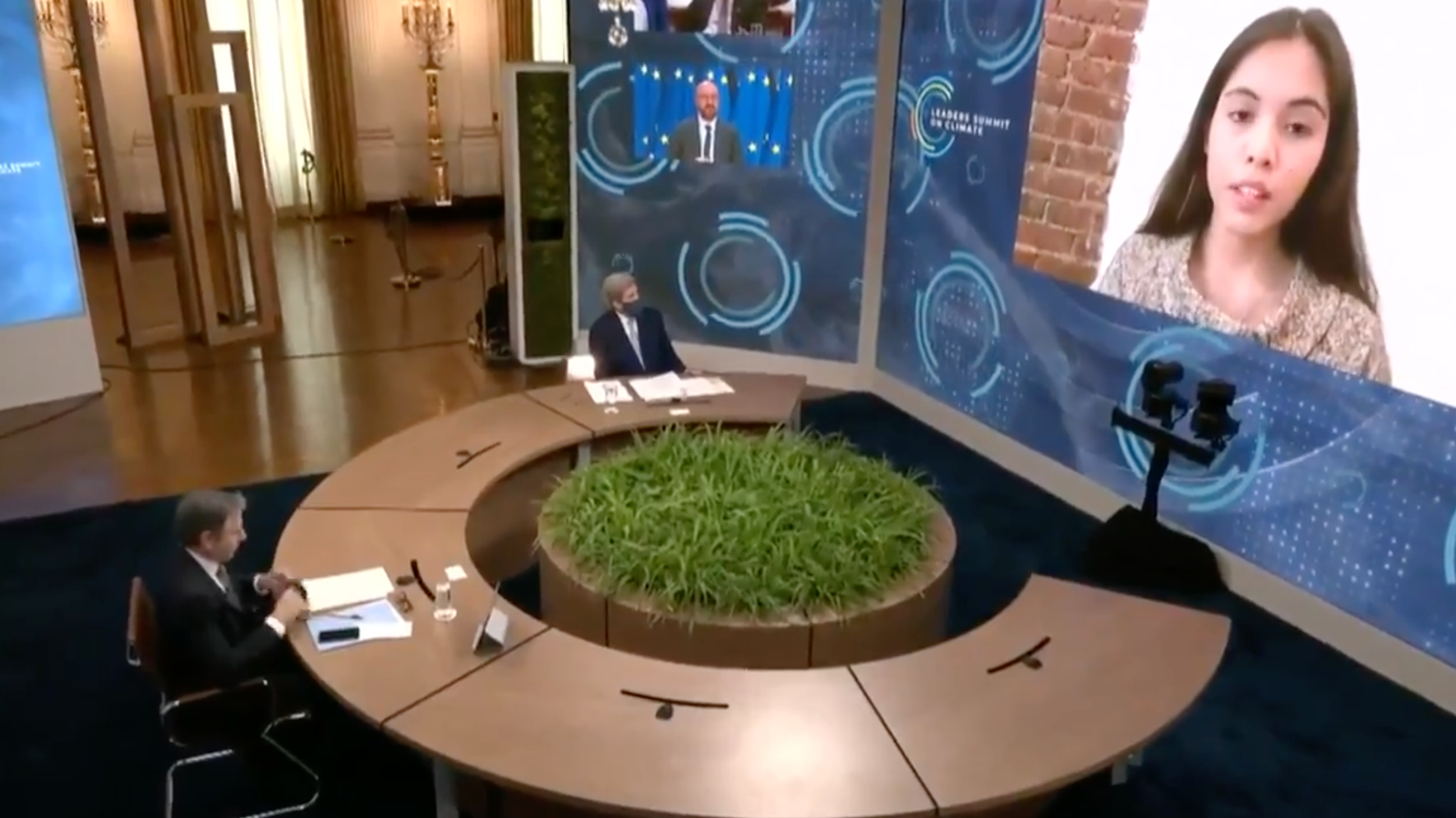 Youth activist Xiye Bastida told world leaders at the US climate summit on Thursday that the crisis is the result of powerful people like them